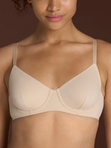 beYOUtiful - Reggiseno con ferretto in Microfibra Compact Marroni Donna - Ragno