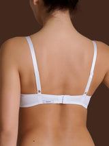 beYOUtiful - Reggiseno balconette imbottito in Microfibra Compact Bianchi Donna - Ragno