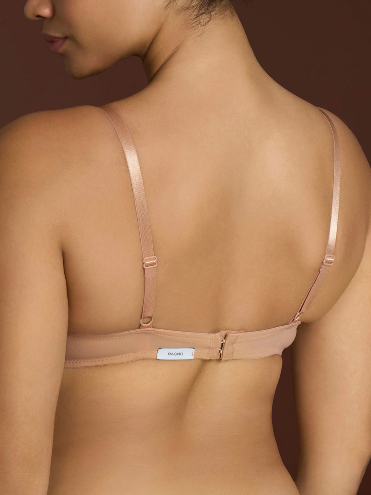 beYOUtiful - Reggiseno balconette imbottito in Microfibra Compact Marroni Donna - Ragno