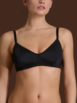beYOUtiful - Reggiseno senza ferretto in Microfibra Compact Neri Donna - Ragno