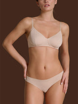 beYOUtiful - Reggiseno senza ferretto in Microfibra Compact Marroni Donna - Ragno