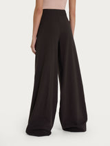 Pantalone palazzo con tasche e pinces in Super Natural Marroni Donna - Ragno