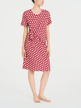 Abito in fantasia con nodo in Viscosa Summer  Rossi Donna - Ragno