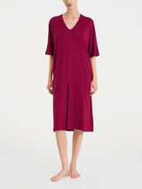 Abito con spacco frontale in Viscosa Summer Rossi Donna - Ragno