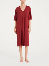 Abito con spacco frontale in Viscosa Summer Rossi Donna - Ragno