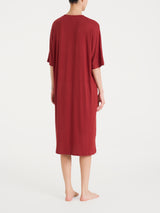 Abito con spacco frontale in Viscosa Summer Rossi Donna - Ragno