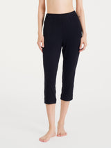 Pantalone pinocchietto in Viscosa Summer Neri Donna - Ragno