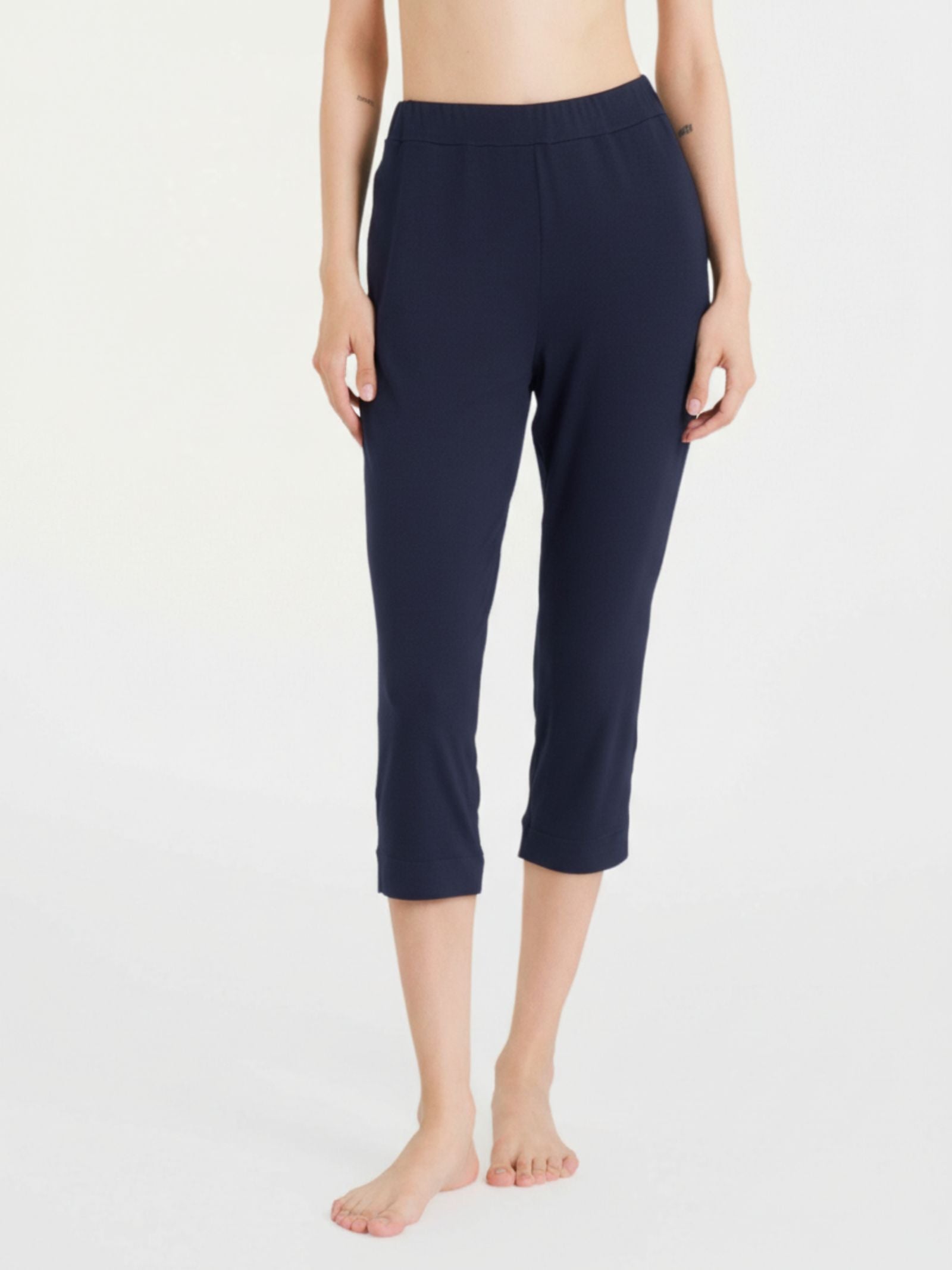Pantalone pinocchietto in Viscosa Summer Blu Donna - Ragno