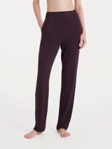 Pantalone dritto con tasche in Viscosa Summer Marroni Donna - Ragno