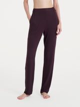 Pantalone dritto con tasche in Viscosa Summer Marroni Donna - Ragno