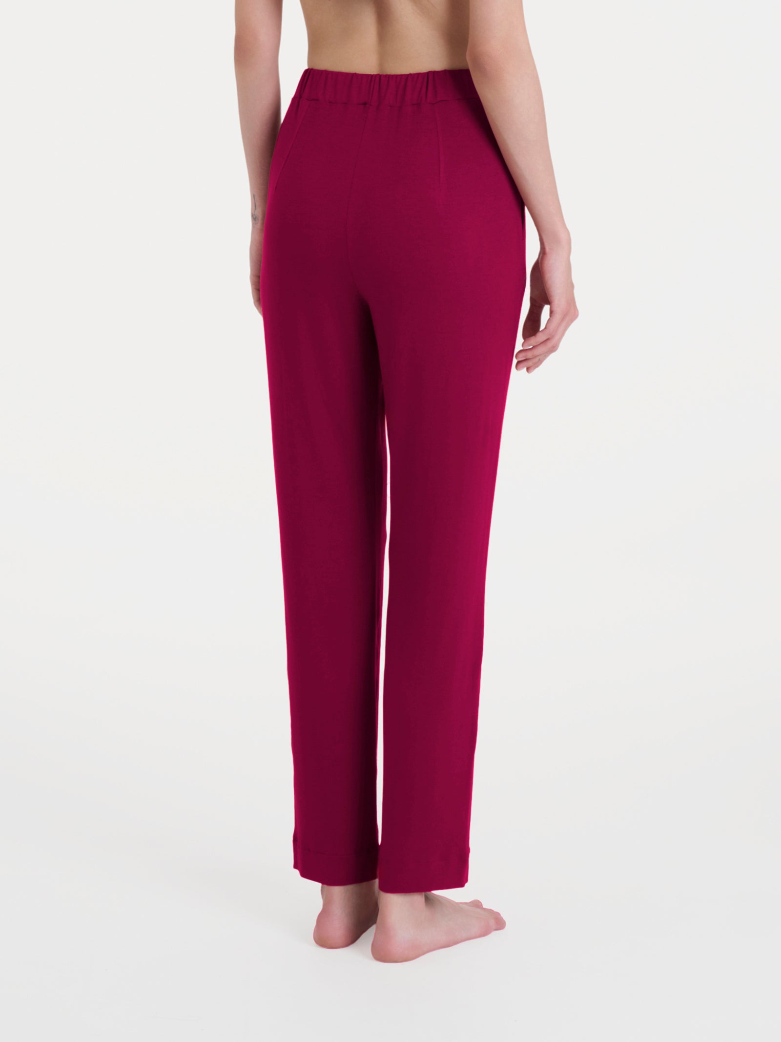 Pantalone capri con tasche in Viscosa Summer Rossi Donna - Ragno