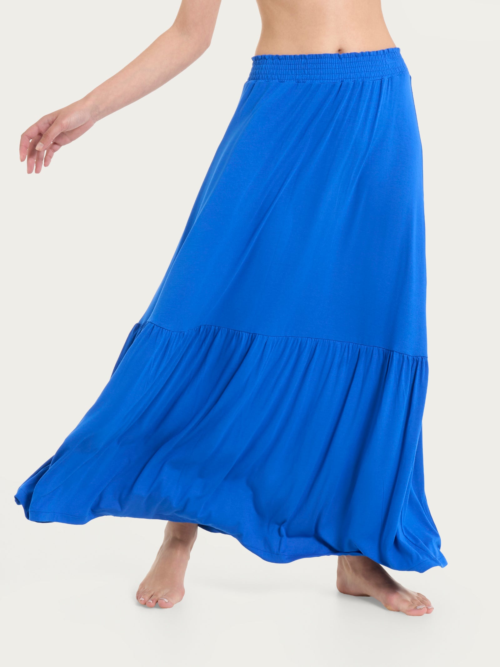 Gonna lunga in Viscosa Summer Blu Donna - Ragno