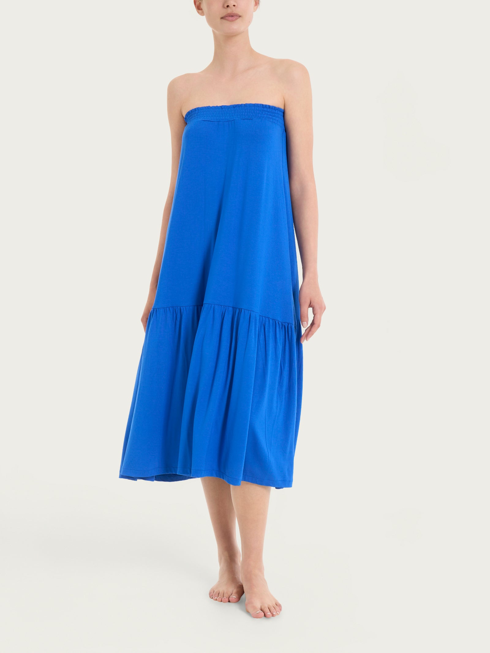 Gonna lunga in Viscosa Summer Blu Donna - Ragno