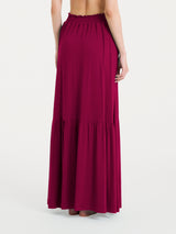 Gonna lunga in Viscosa Summer Rossi Donna - Ragno