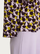 Blusa girocollo con tulips pattern in Viscosa Summer  Donna - Ragno