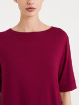 Abito girocolllo tinta unita in Viscosa Summer Rossi Donna - Ragno