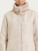 Fuzzy Coat Cappotto double-face  Bianchi Donna - Ragno