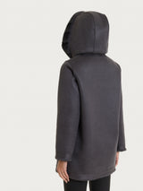 Fuzzy Coat Giaccone con cappuccio double-face Grigi Donna - Ragno