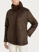Fuzzy Coat Giacca double-face Marroni Donna - Ragno