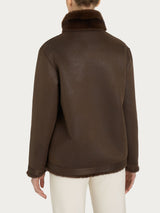 Giacca double-face in Vegan Fur Marroni Donna - Ragno