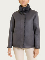 Fuzzy Coat Giacca double-face Grigi Donna - Ragno