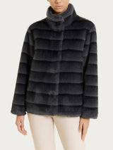 Fuzzy Coat Giacca double-face Grigi Donna - Ragno
