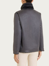 Fuzzy Coat Giacca double-face Grigi Donna - Ragno