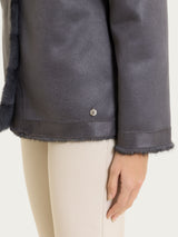 Fuzzy Coat Giacca double-face Grigi Donna - Ragno