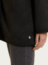 Fuzzy Coat Giacca con cappuccio double-face  Neri Donna - Ragno