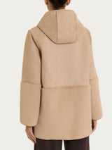 Fuzzy Coat Giacca con cappuccio double-face  Marroni Donna - Ragno