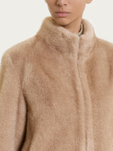 Fuzzy Coat Giacca con zip double-face Marroni Donna - Ragno