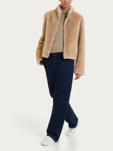 Fuzzy Coat Giacca con zip double-face Marroni Donna - Ragno