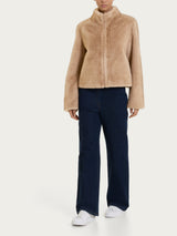 Fuzzy Coat Giacca con zip double-face Marroni Donna - Ragno