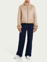 Fuzzy Coat Giacca con zip double-face Marroni Donna - Ragno