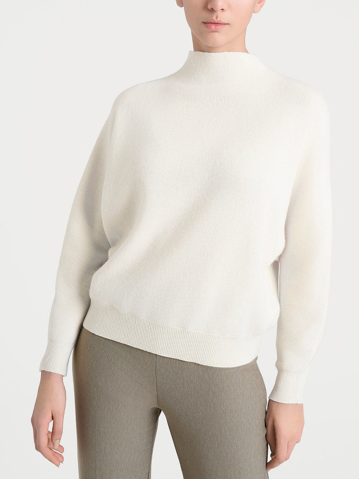 Lupetto Punto Links in misto Lana e Angora Bianchi Donna - Ragno