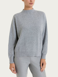 Lupetto Punto Links in misto Lana e Angora Neri Donna - Ragno