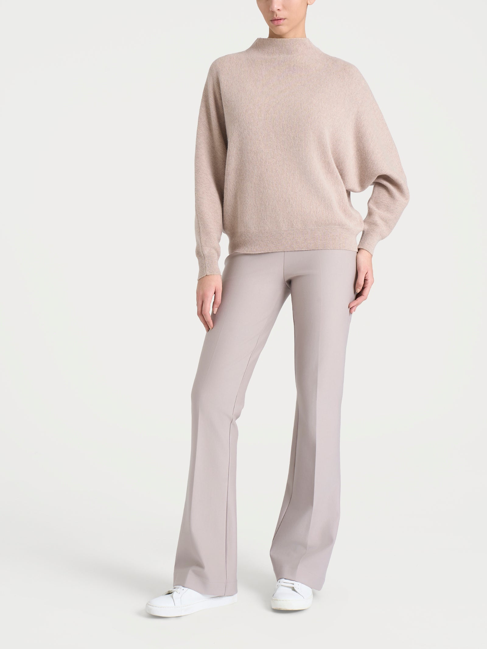 Lupetto Punto Links in Natural Soft Grigi Donna - Ragno