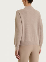 Lupetto Punto Links in misto Lana e Angora Grigi Donna - Ragno