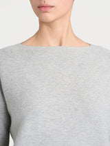 Maglia Punto Links con scollo a barchetta in Natural Soft Neri Donna - Ragno