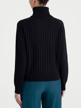 Dolcevita con coste in Natural Soft  Neri Donna - Ragno