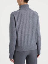 Dolcevita con coste in Natural Soft  Neri Donna - Ragno