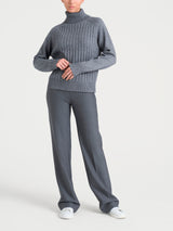 Dolcevita con coste in Natural Soft  Neri Donna - Ragno