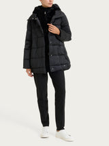 Piumino con Vegan Fur interna removibile Neri Donna - Ragno