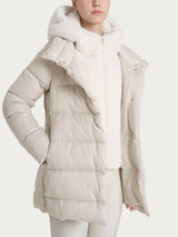 Piumino con Vegan Fur interna removibile Bianchi Donna - Ragno