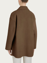 Cappotto caban in Vegan Wool Marroni Donna - Ragno
