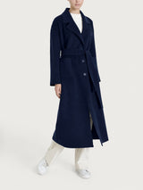 SoftCoat Cappotto lungo Blu Donna - Ragno