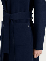 SoftCoat Cappotto lungo Blu Donna - Ragno