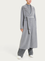 Cappotto lungo in Vegan Wool Neri Donna - Ragno