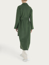 Cappotto lungo in Vegan Wool Verdi Donna - Ragno