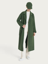 Cappotto lungo in Vegan Wool Verdi Donna - Ragno